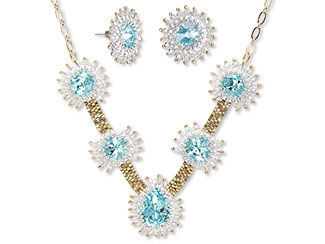 Single-Strand Necklace and Earring Set