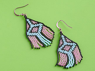 Secrets to Seed Beading Video 2: Stitching Fringe Earrings