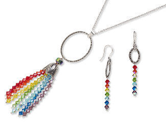 Single-Strand Necklace and Earring Set