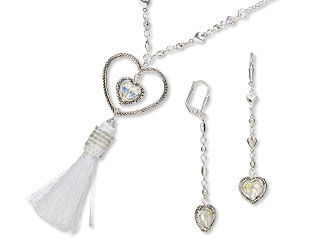 Single-Strand Necklace and Earring Set