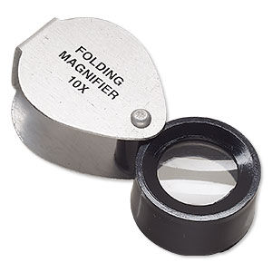 10x folding magnifier