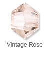 Vintage Rose Crystal Bead