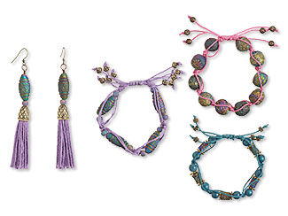 Three-Piece Bracelet and Earring set