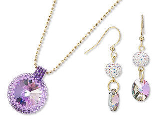 Single-Strand Necklace and Earring Set