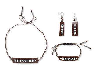 Choker-Style Necklace, Bracelet and Earring Set