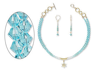 Double-Strand Necklace and Earring Set