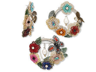 Earring and Brooch Set