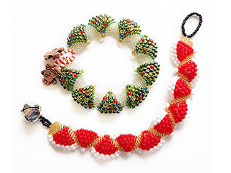 Two-Piece Christmas Bracelet Set