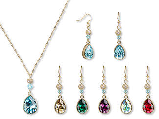 Single-Strand Necklace and Earring Set