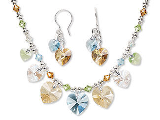 Single-Strand Necklace and Earring Set