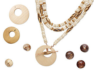 Organic Jewelry: Wood and Nut Beads