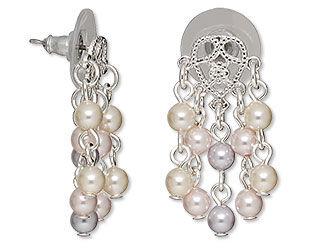 Triple-Strand Necklace and Earring Set