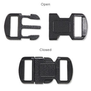 Open and closed buckle clasp