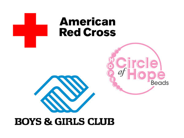 American Red Cross, Boys & Girls Club, Circle of Hope Beads