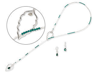 Lariat-Style Necklace and Earring Set