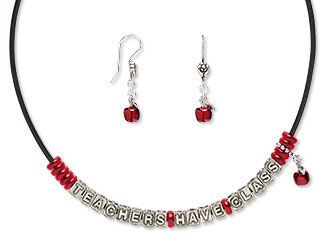 Single-Strand Necklace and Earring Set