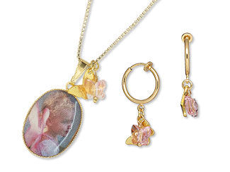 Single-Strand Necklace and Earring Set