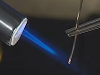 Making Ball-Tip Headpins with a Butane Torch