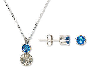Single Strand Necklace and Earring Set