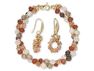 Bracelet and Earrings Set