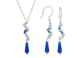 Single-Strand Necklace and Earring Set