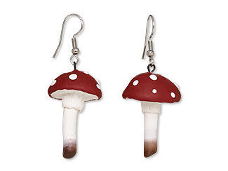 Mushroom Earrings