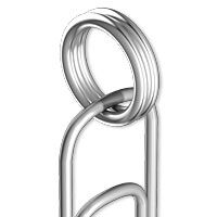Jump rings on a paperclip