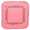 Selvyt pink and black polishing cloth