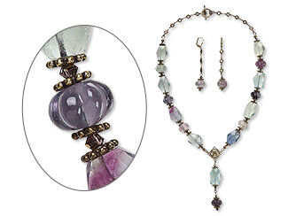Single-Strand Necklace and Earring Set