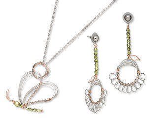 Single-Strand Necklace and Earring Set
