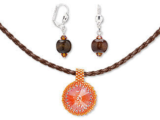 Single-Strand Necklace and Earring Set