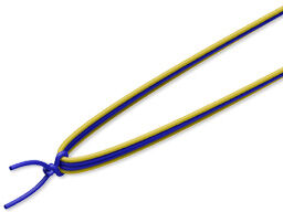 Cord tied in the middle