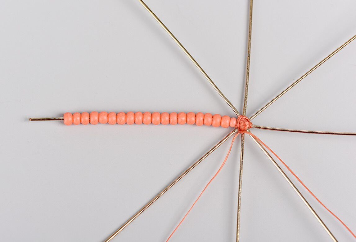 Step 3 bead stringing example