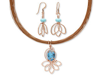 Multi-Strand Necklace and Earring Set