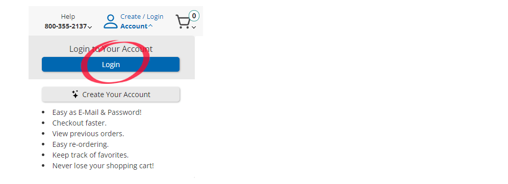 Login screenshot
