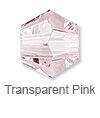 Transparent Pink Crystal Bead
