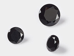 Black Onyx Faceted Gems