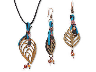 Single-Strand Necklace and Earrings Set