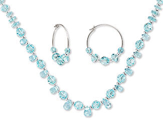 Single-Strand Necklace and Earrings Set