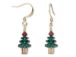 Christmas Tree Earrings