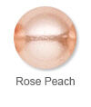 Rose Peach Crystal Pearl