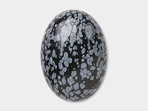 Snowflake Obsidian Cabochons