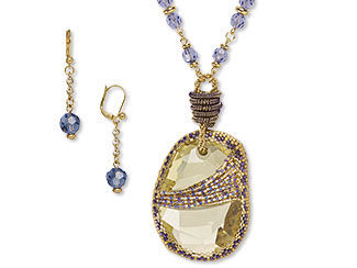 Single-Strand Necklace and Earring Set