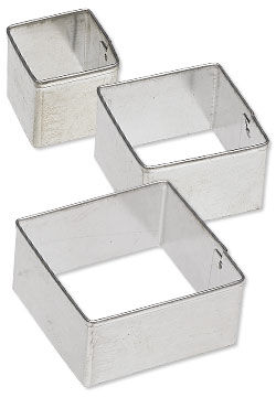 Square clay cutters