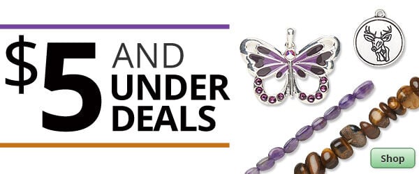 Shop $5 and Under Deals.