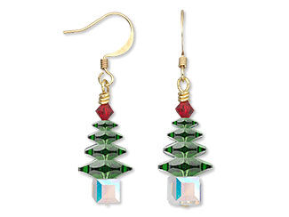 Christmas Tree Earrings