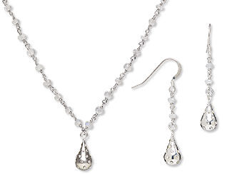 Single-Strand Necklace and Earring Set