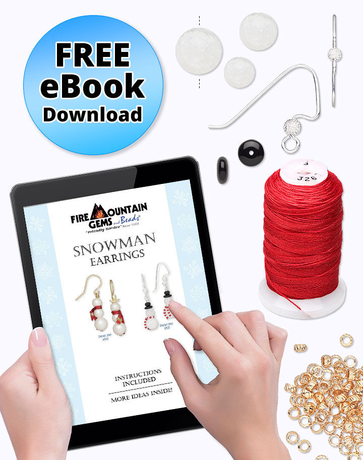 An image of an ebook cover for christmas memory wire bracelets