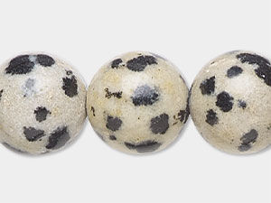 Dalmatian Jasper Beads