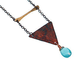 Jewelry design with patina